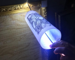 龙润uv平板打印机中的灯有什么用